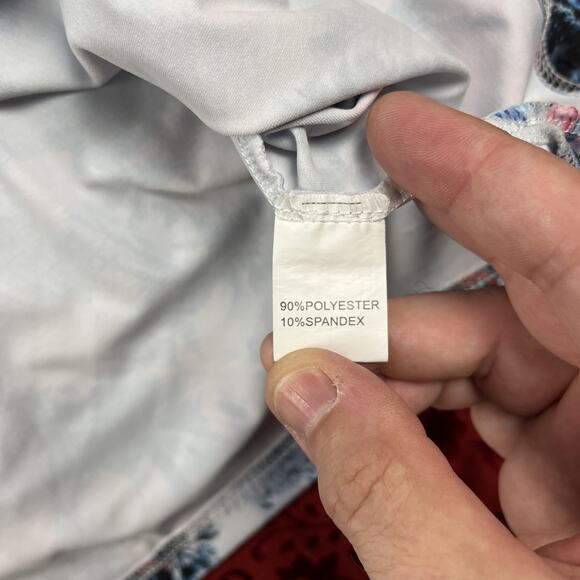 Sunday Swagger Shirt Mens XL White Graphic Print Palm Tree AOP Golf Beach Party - Picture 5 of 10